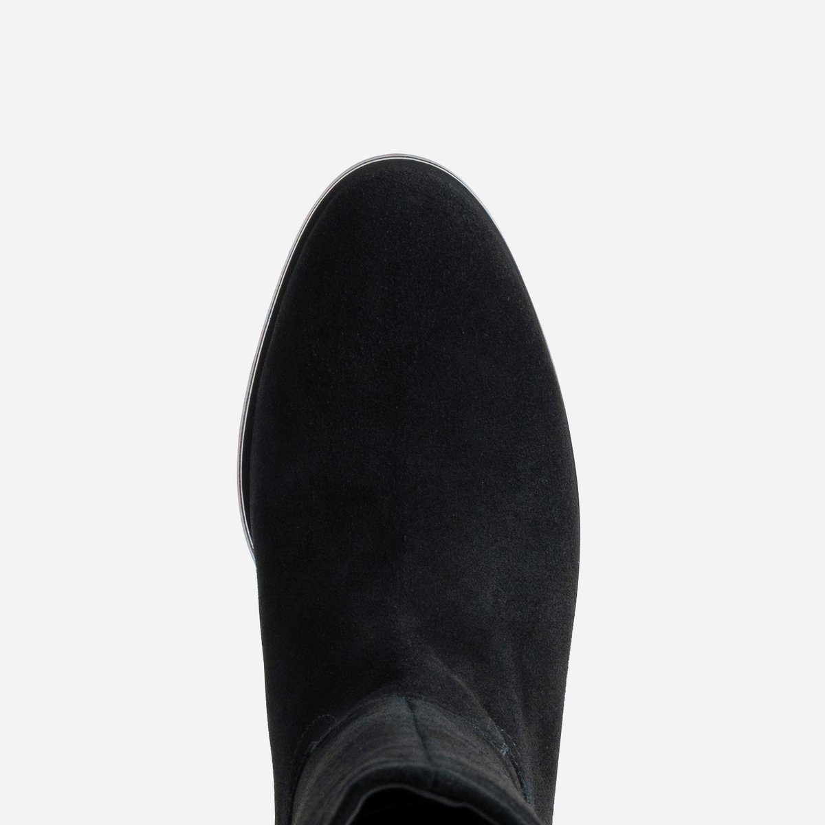 Botte Plate en cuir CALI noir, ERAM