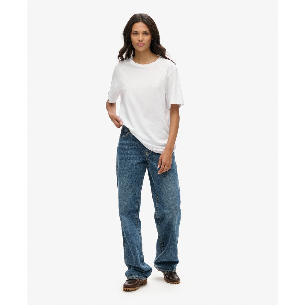 T-shirt classique oversize Essential optic, SUPERDRY