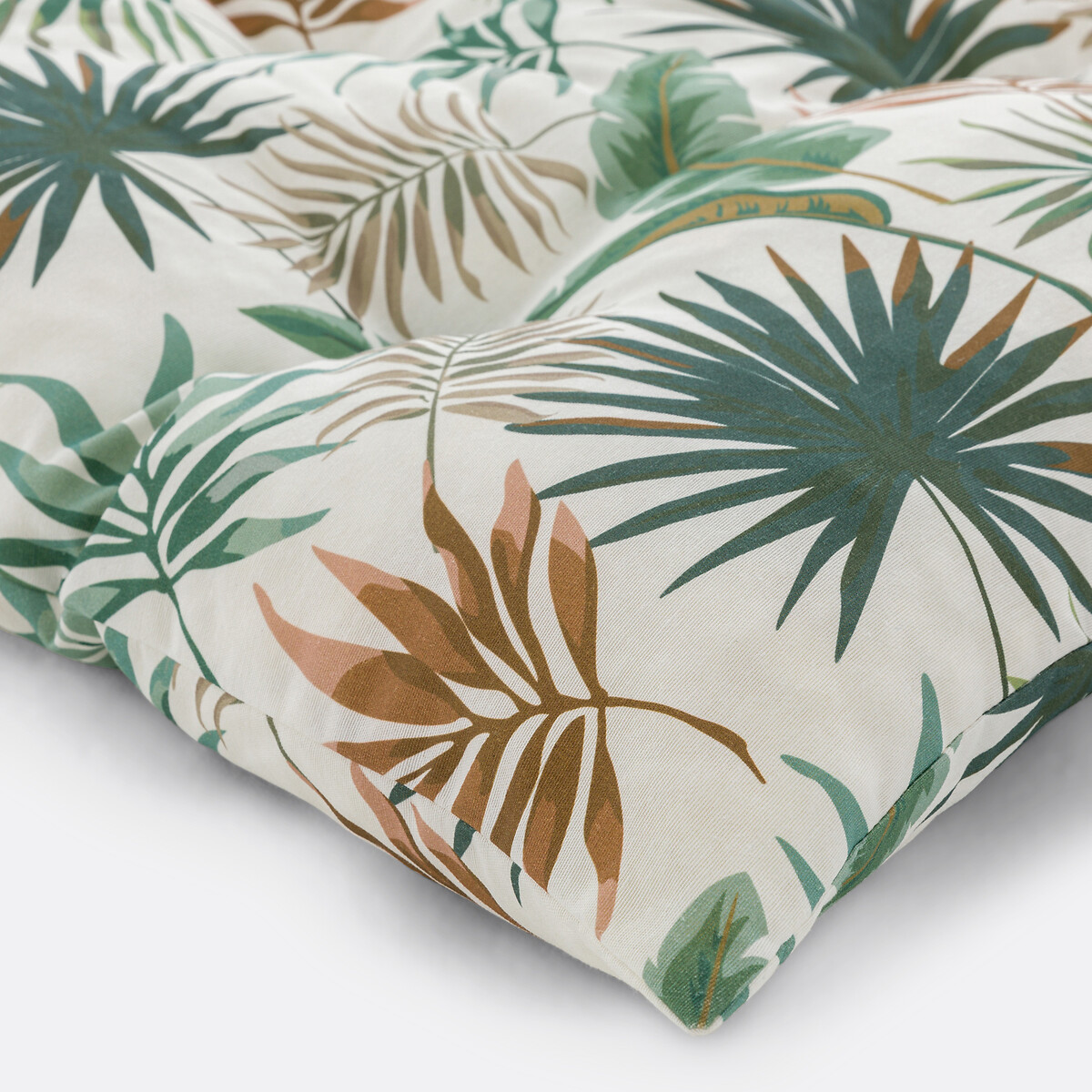 Colchoneta de exterior Acapulco estampado verde, LA REDOUTE INTERIEURS