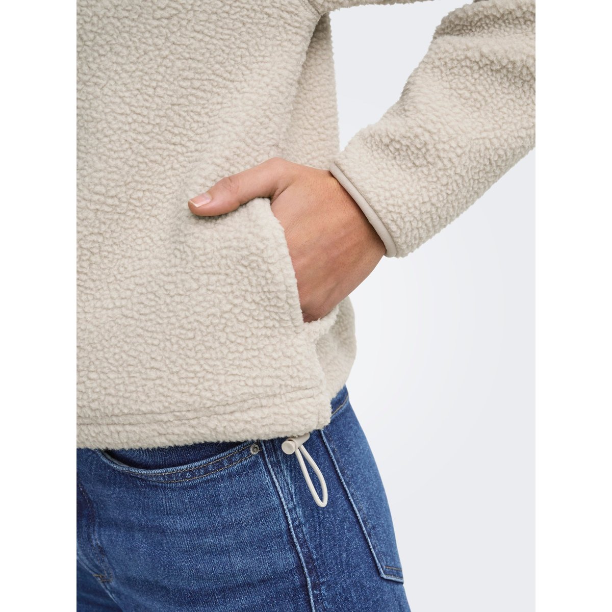 Sweat-Shirt En Polaire beige - pumice stone 1, ONLY