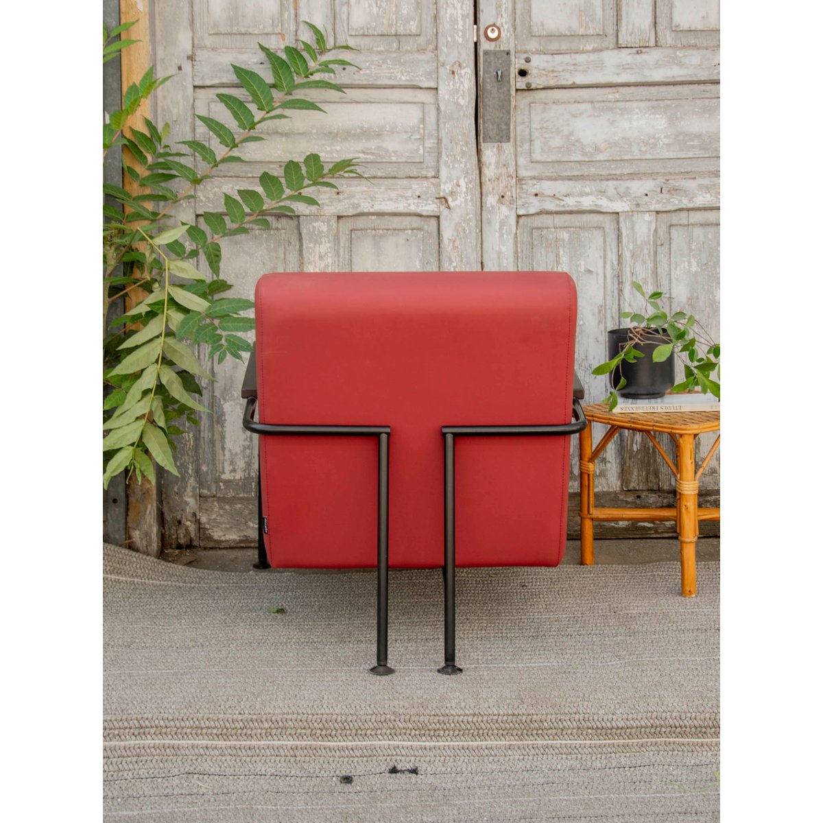 Fauteuil Viccarbe Colubi bordeaux Jakob N°1320 - Bon état bordeaux, DEBONGOUT
