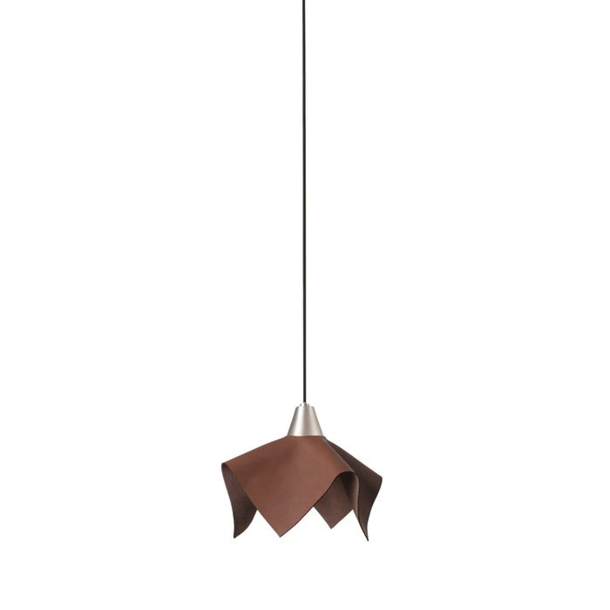 Suspension lumière chaude FAUNA marron, FARO