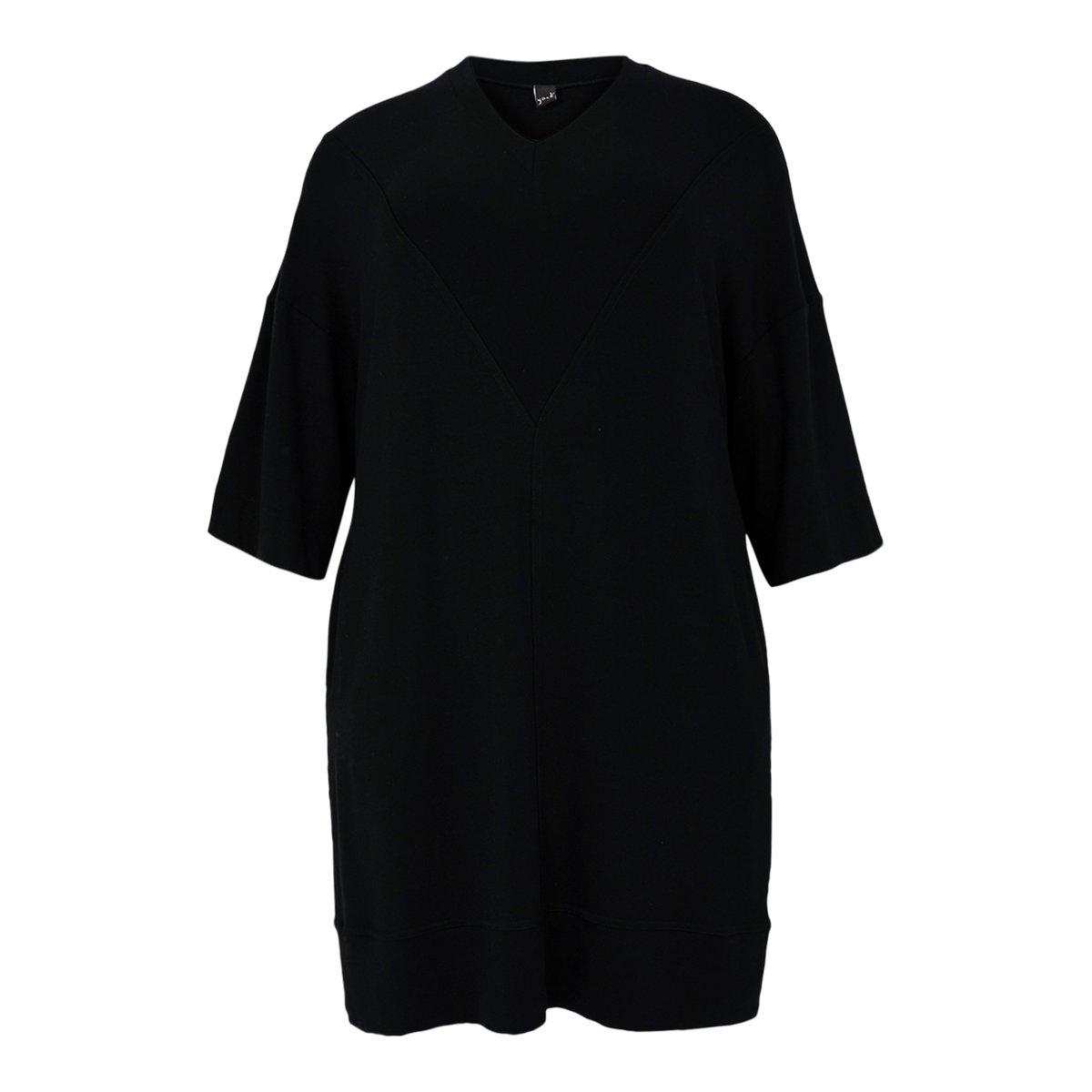 Robe v-cou noir, YOEK