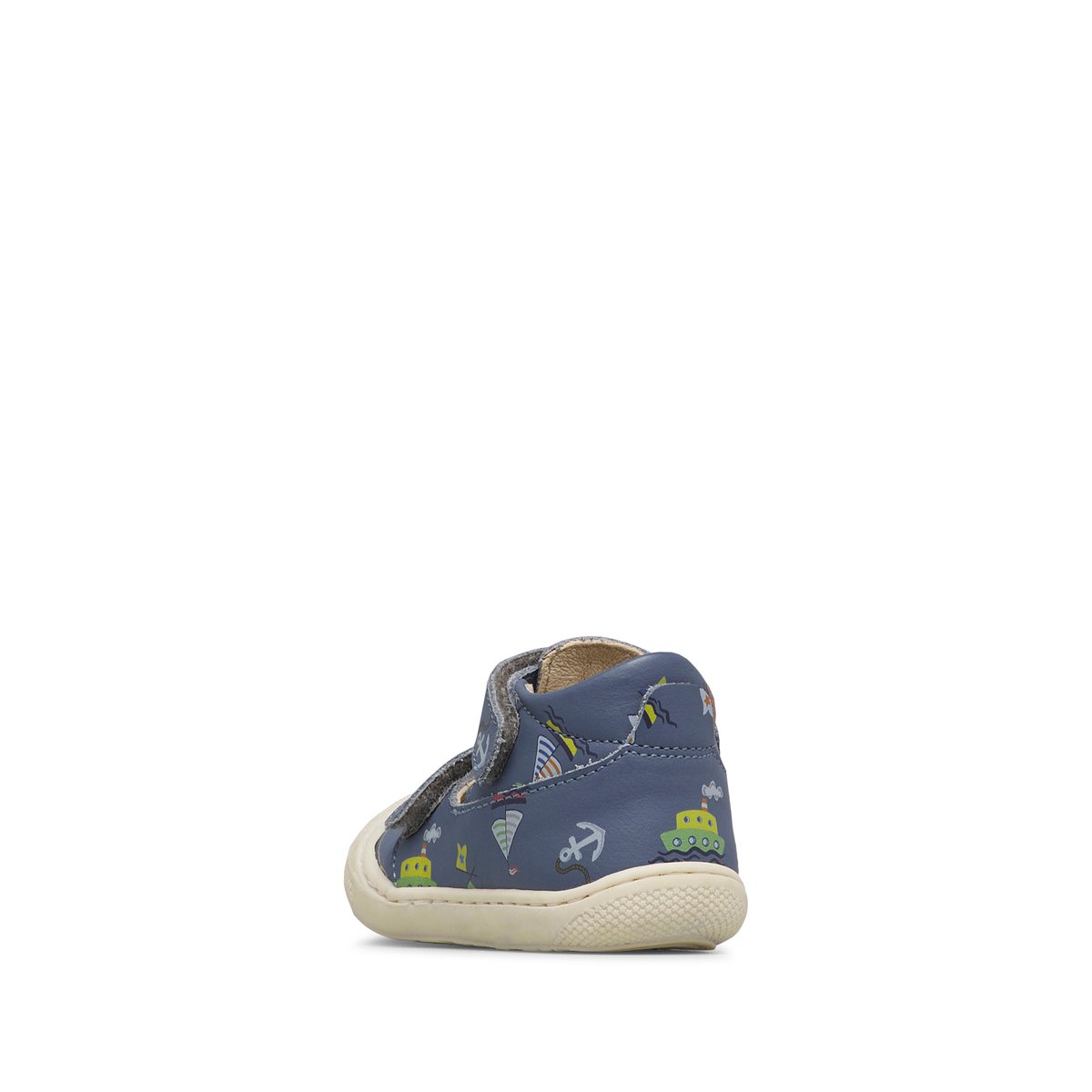 Sandales semi-fermées en cuir PUFFY céleste-, NATURINO