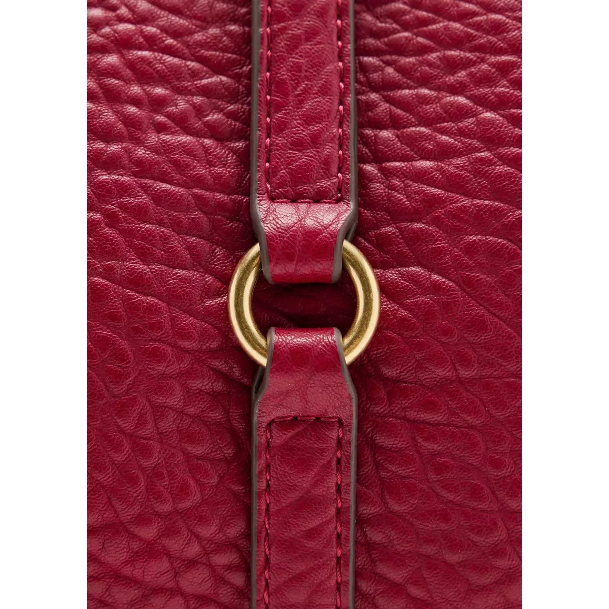 Sac porté épaule simili-cuir rouge, MANGO