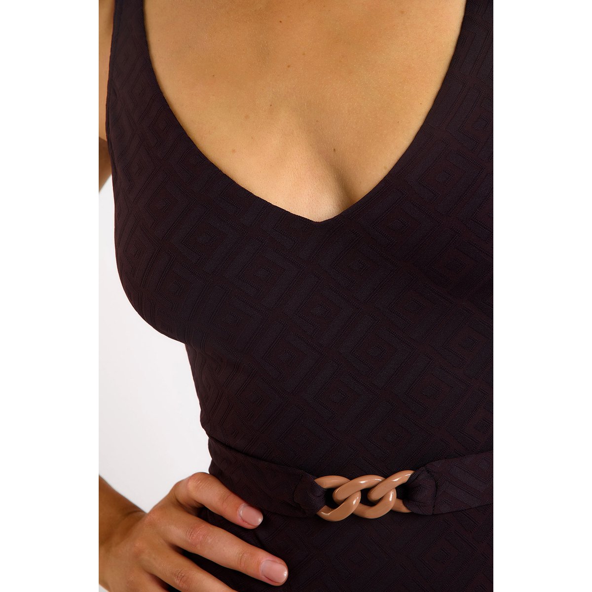 Maillot de bain 1 pièce Mandini - MYRTOS chocolat, LIVIA