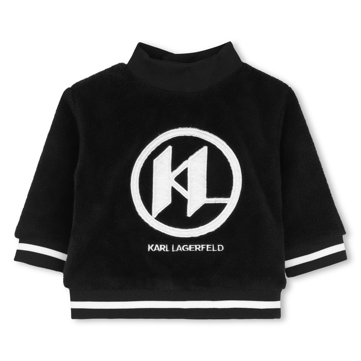 Ensemble sweat et pantalon noir gris, KARL LAGERFELD KIDS