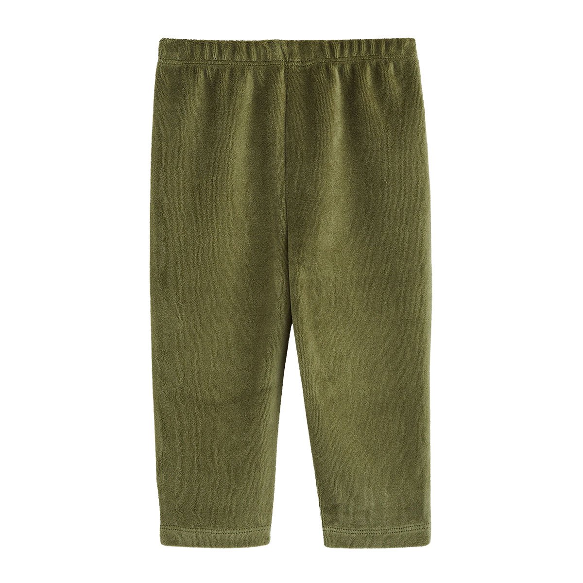 Lot de 2 pyjamas bébé 2 pièces en velours Pistache beige, PETIT BEGUIN