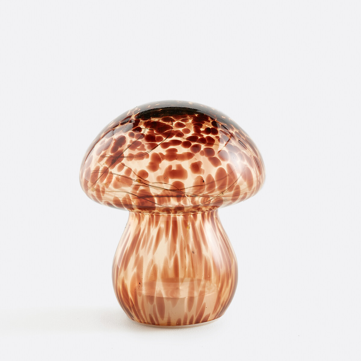 Onoki Decorative LED Mushroom Lamp in Glass brown, LA REDOUTE INTERIEURS