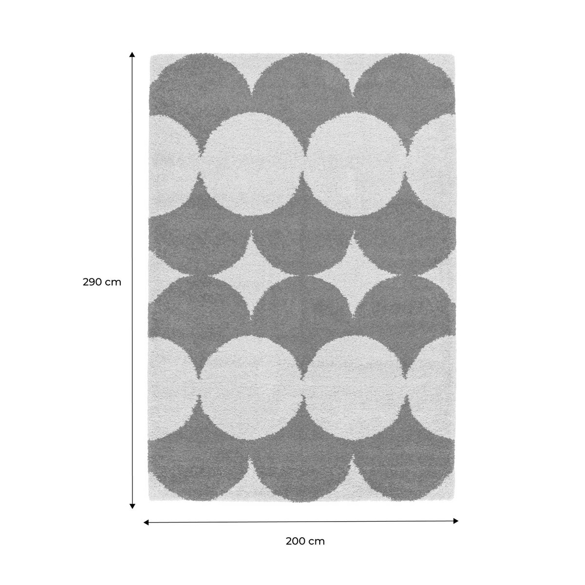 Tapis intérieur rectangulaire contemporain STELLA beige / crème, SWEEEK