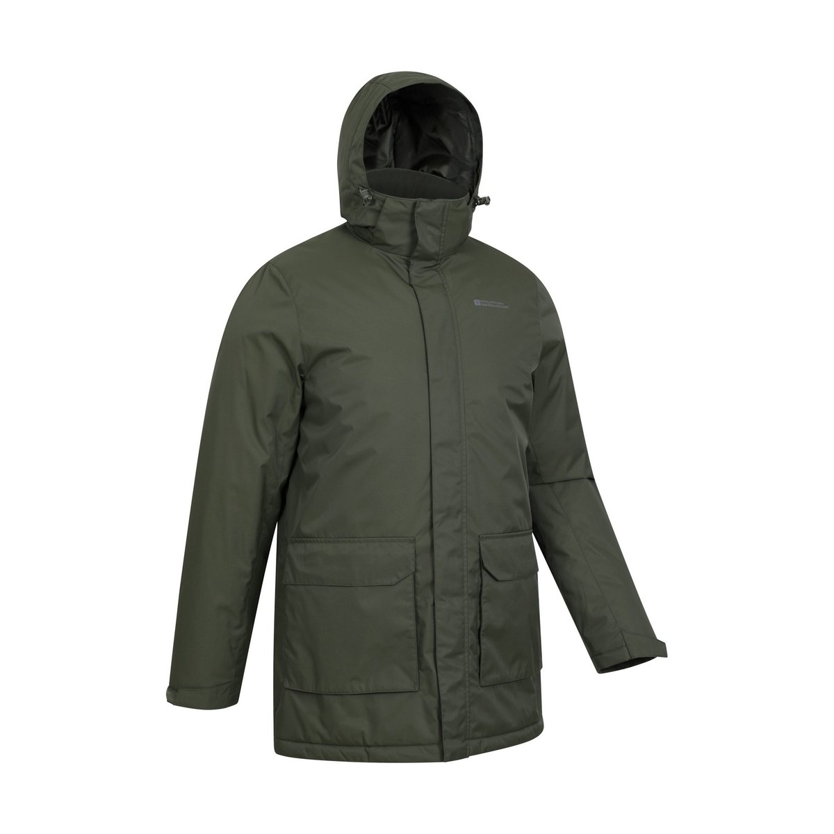 Parka rembourrée et isolante RANGER vert kaki, MOUNTAIN WAREHOUSE