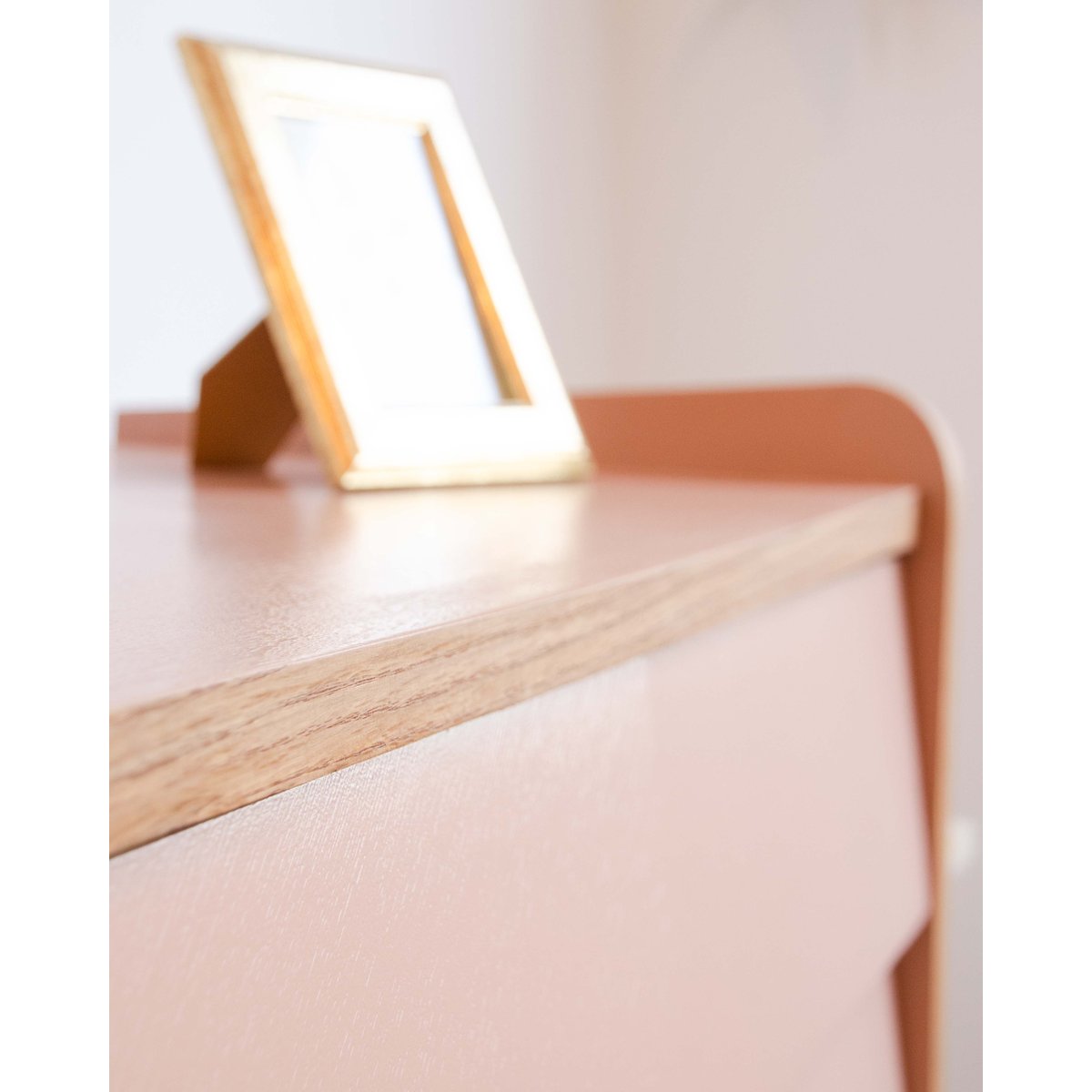 Commode en bois Garance N°661 - Bon état bois foncé, DEBONGOUT