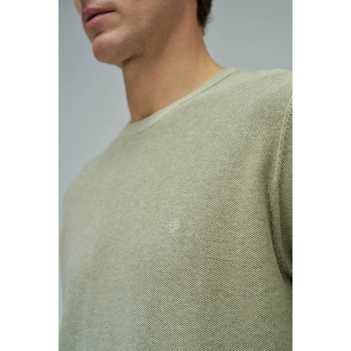 T-SHIRT EN MAILLE TRICOTÉE beige, SALSA JEANS