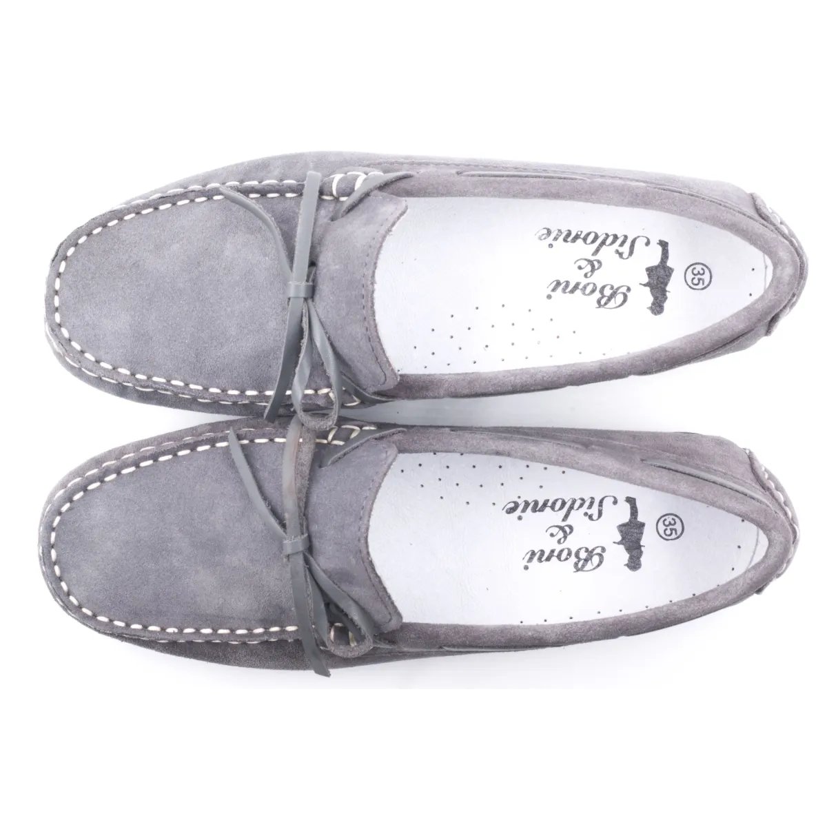 Boni Gabrielle II - Mocassins Enfants gris souris, BONI&SIDONIE