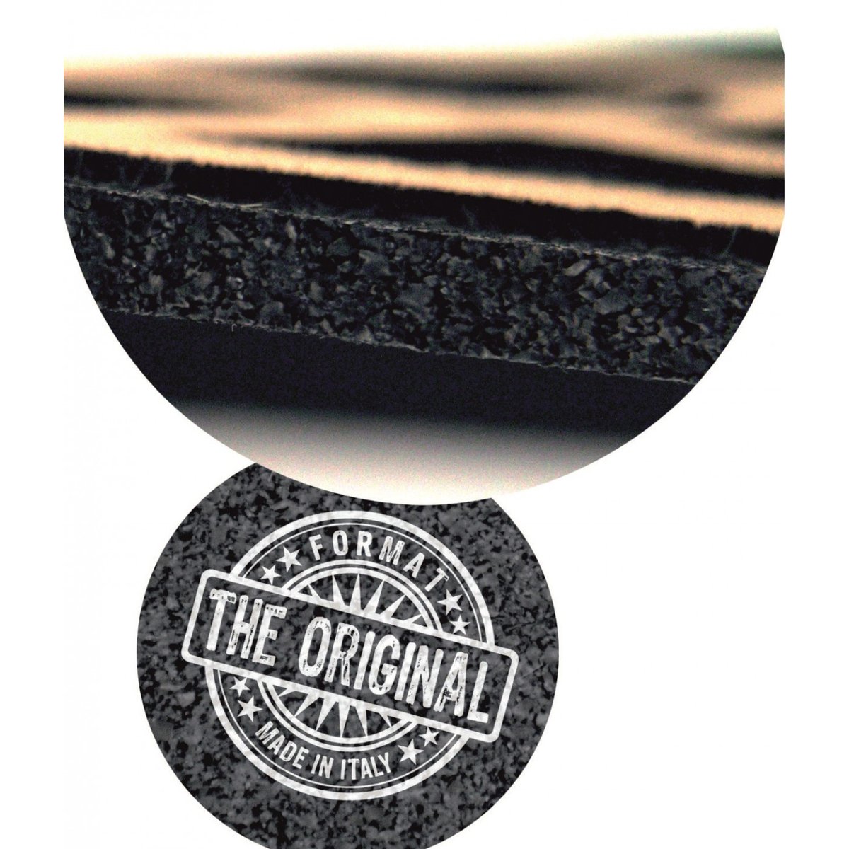 Tapis entree Onde noir, EDEN