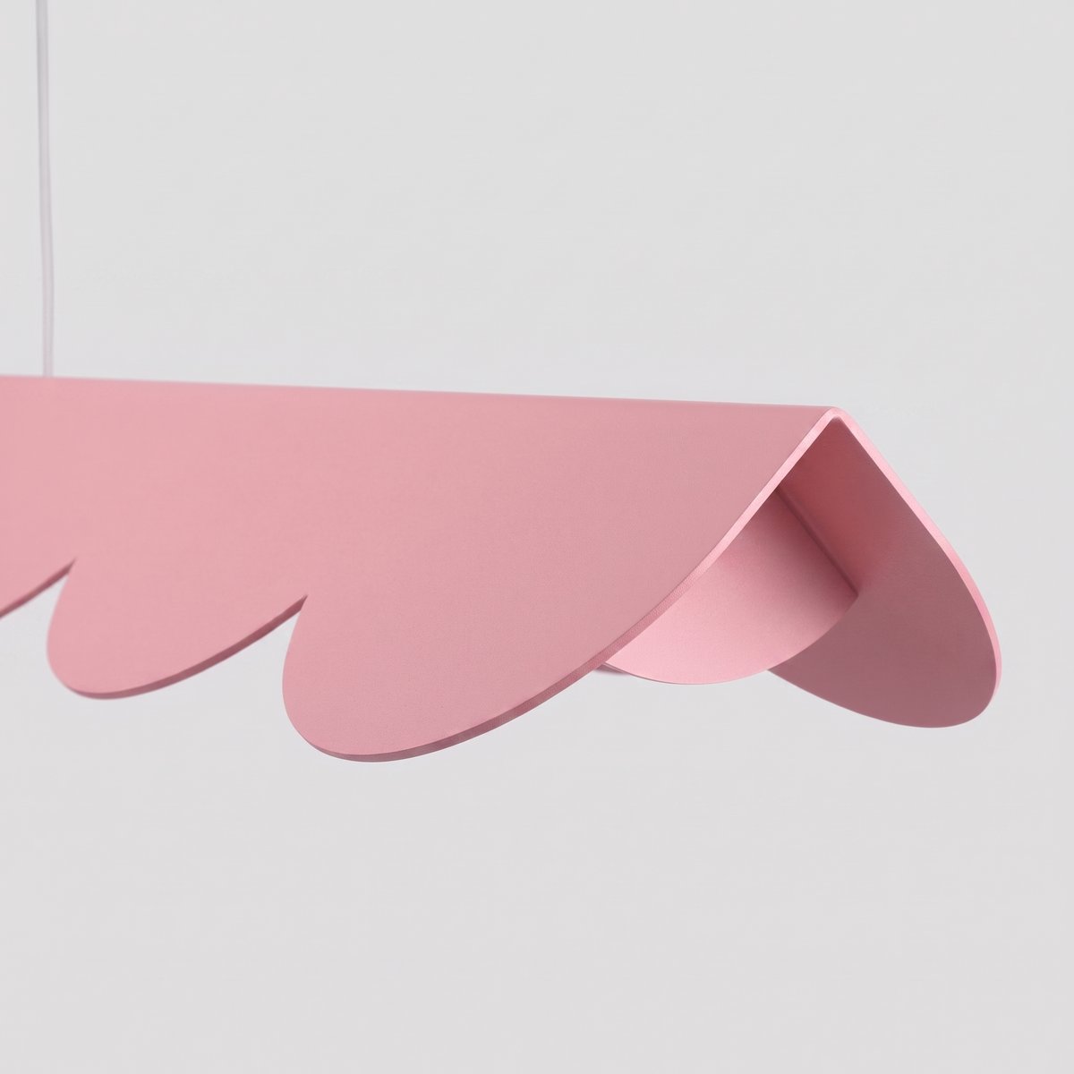 Suspension Aluminium Rose LED 1 Biscuit rose, EDEN