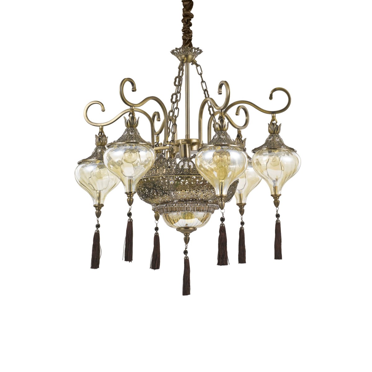 Lustre    HAREM marron, IDEAL LUX