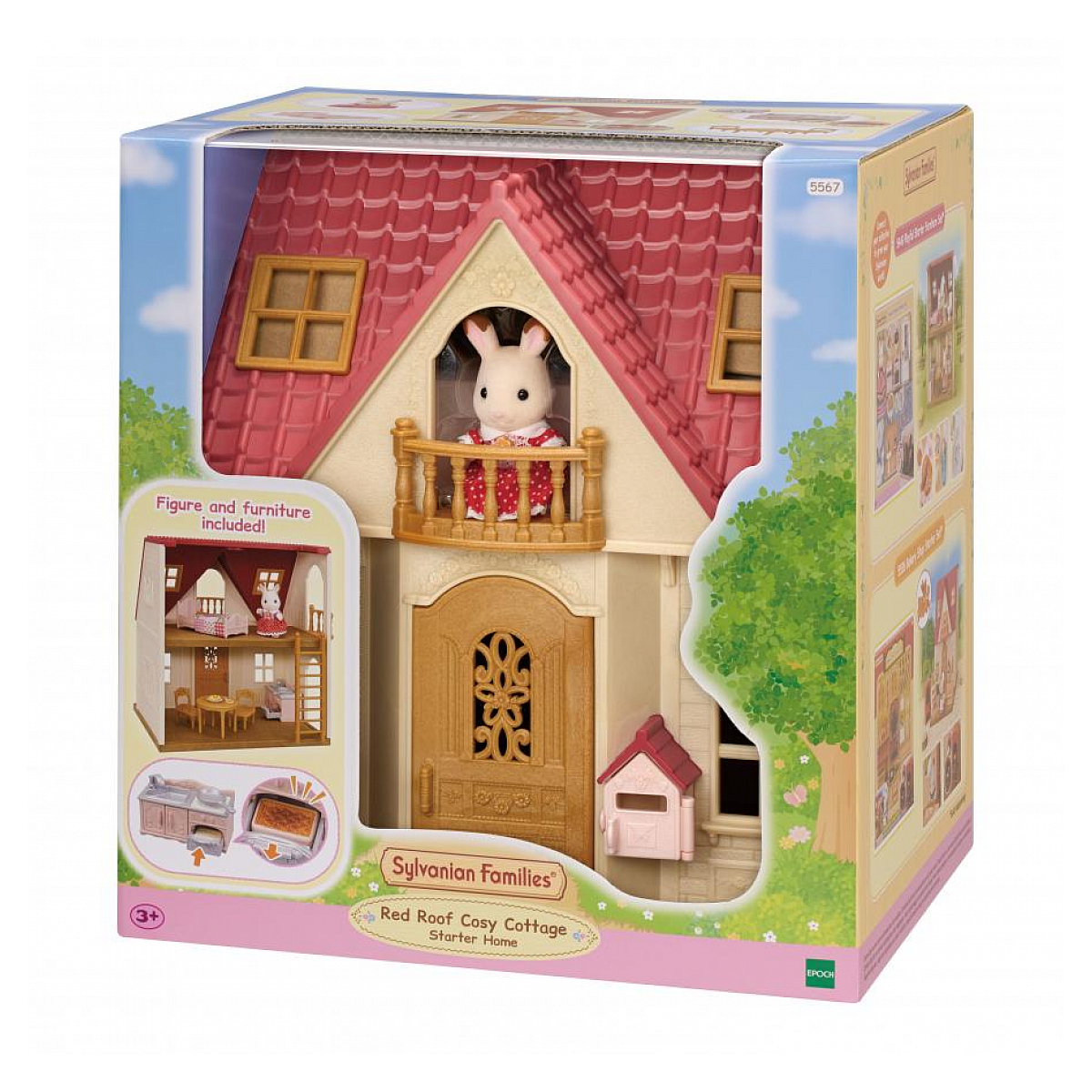 5567 Le cosy cottage du village couleur unique, SYLVANIAN FAMILIES