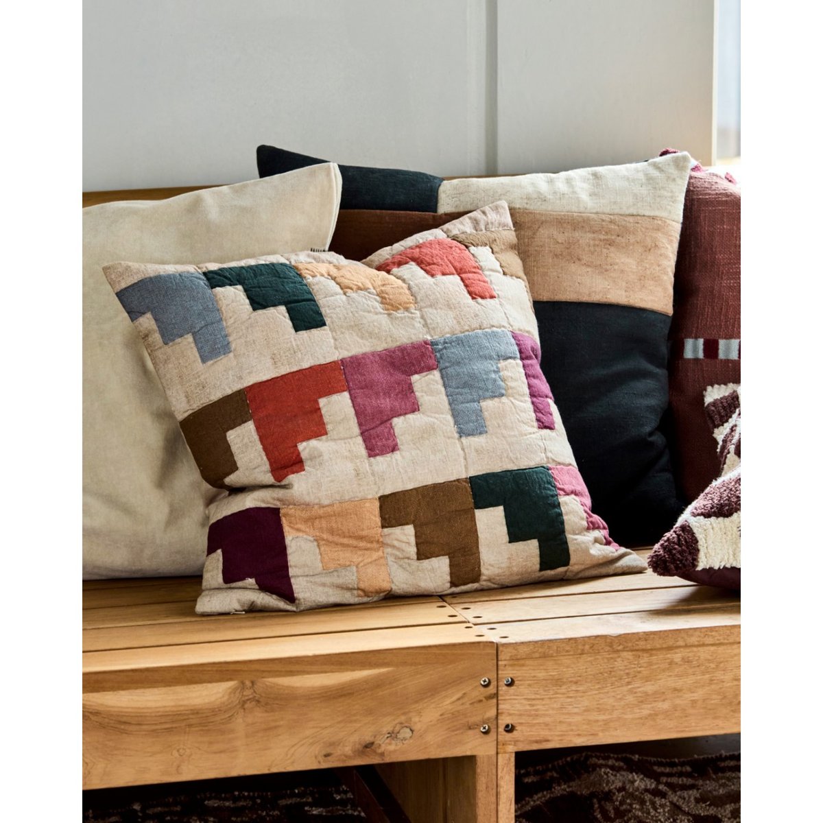 Housse de coussin Block 50x50 cm multi, HOUSE DOCTOR
