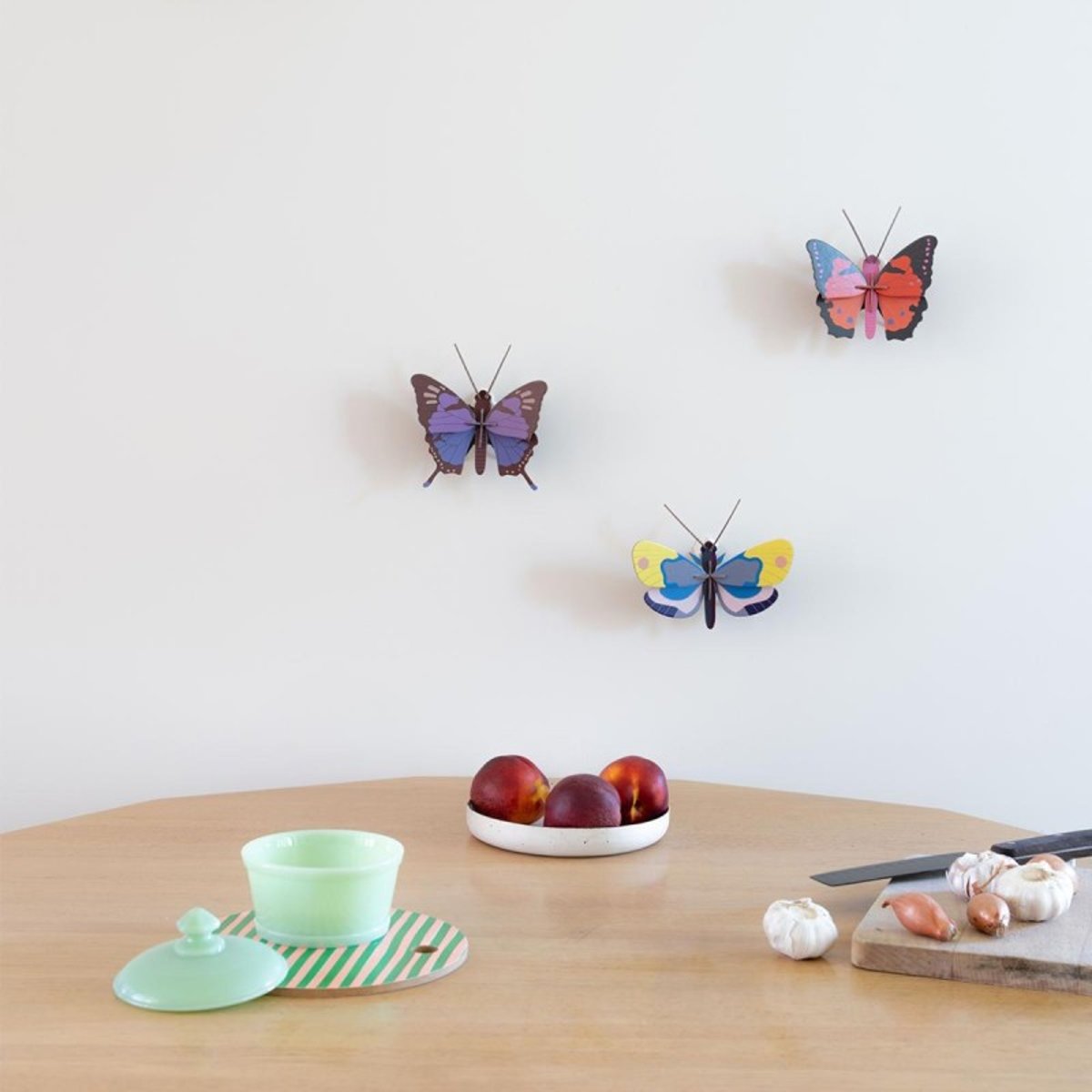 Papillon en carton Monarque multicolore, STUDIO ROOF