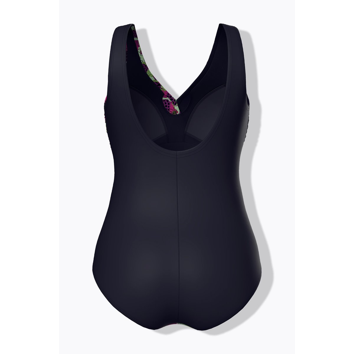 Maillot de bain effet cache-cœur noir, ULLA POPKEN
