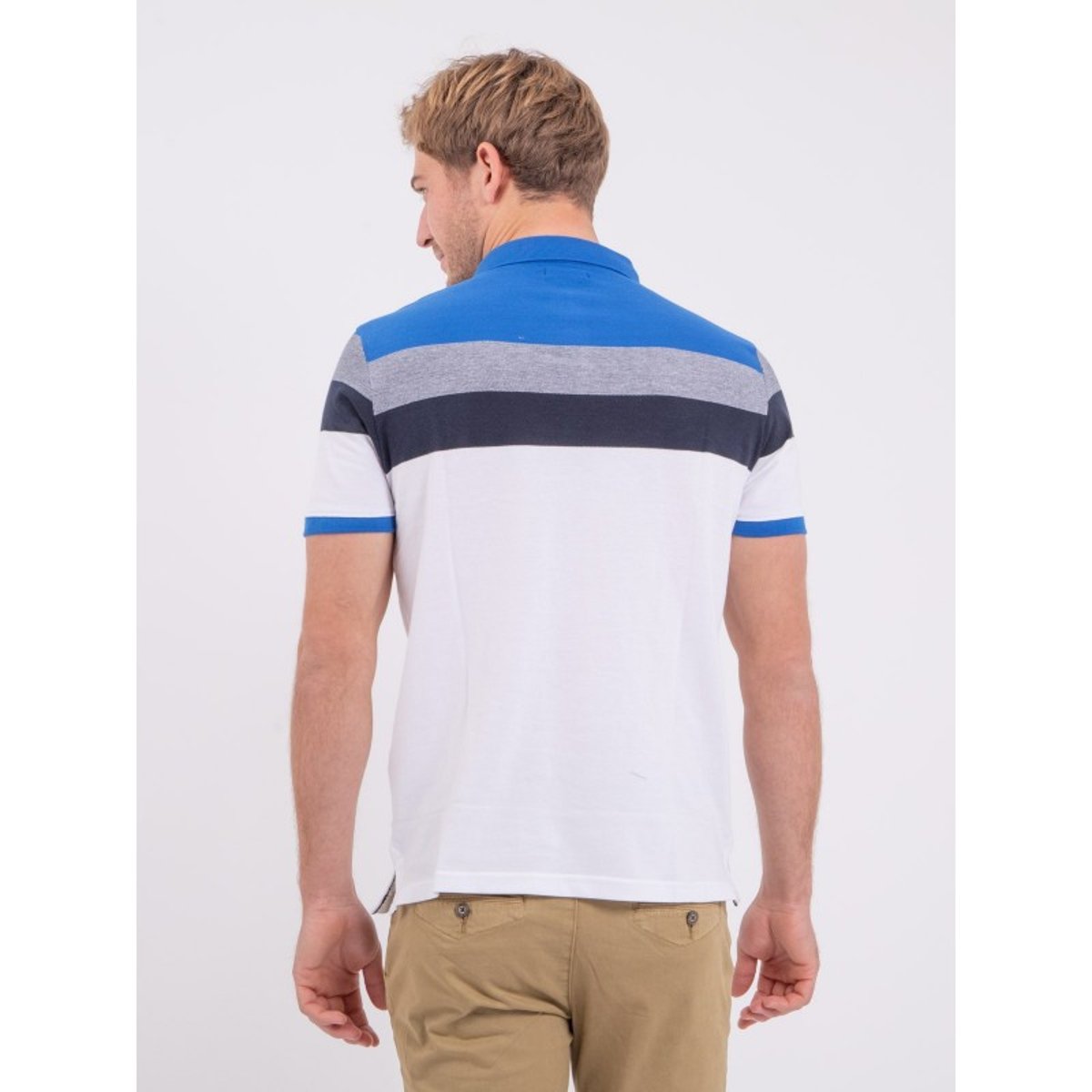 Polo Manches Courtes Pur Coton Pumarco bleu royal, RITCHIE