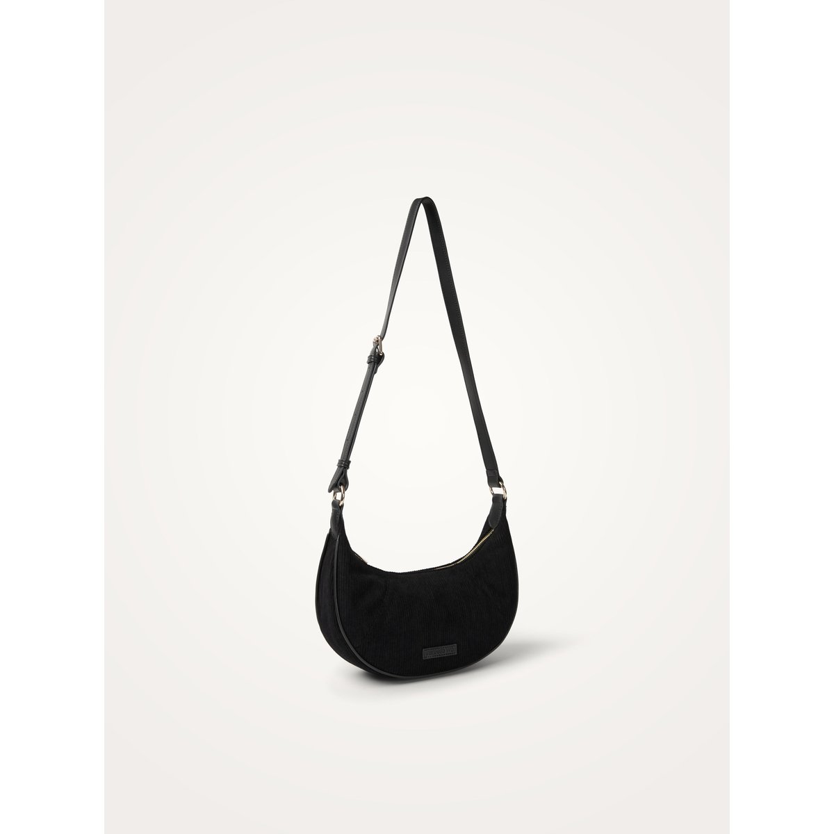 Sac banane demi lune CARO noir, VANESSA WU