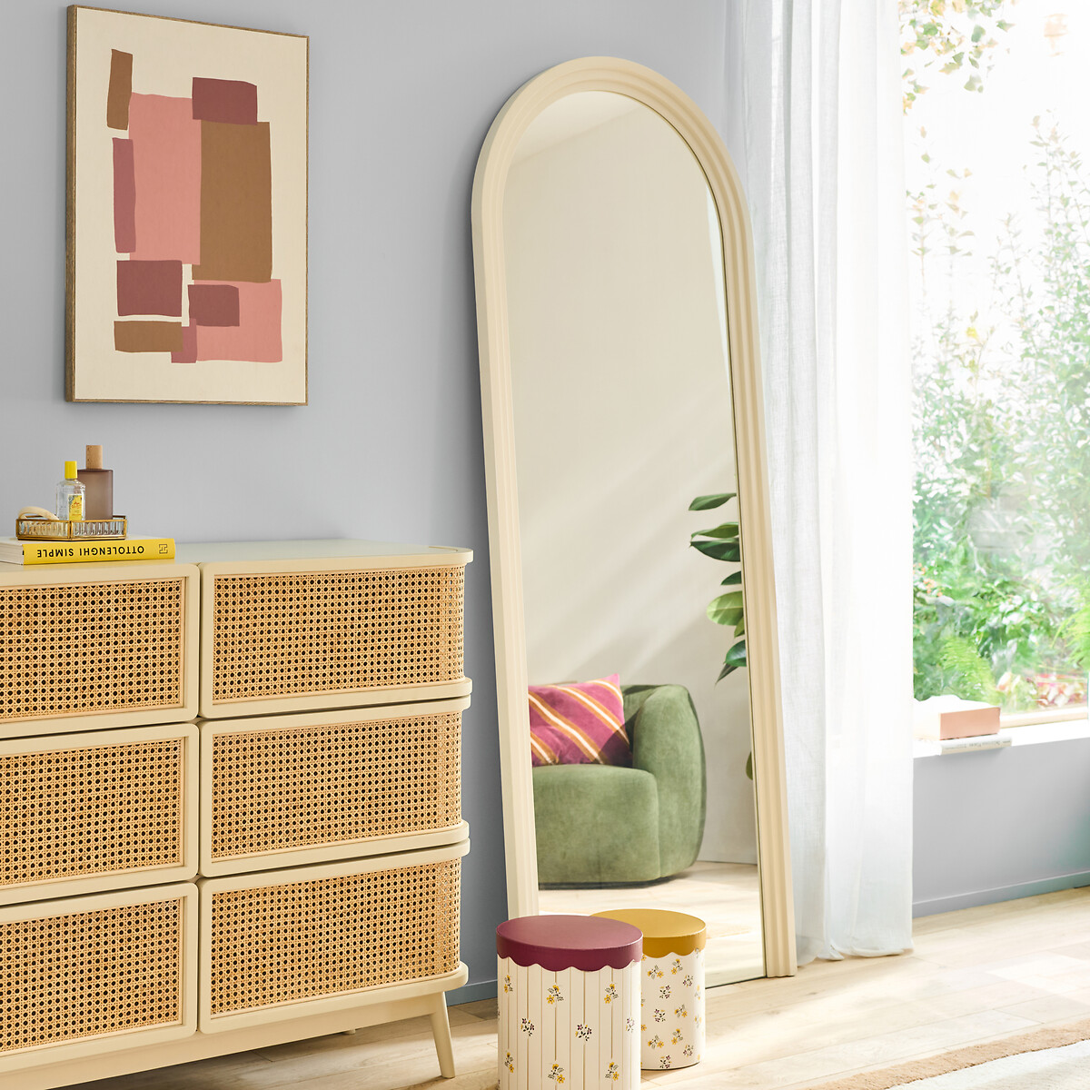 Letsi 75 X 195cm Mirror white, LA REDOUTE INTERIEURS