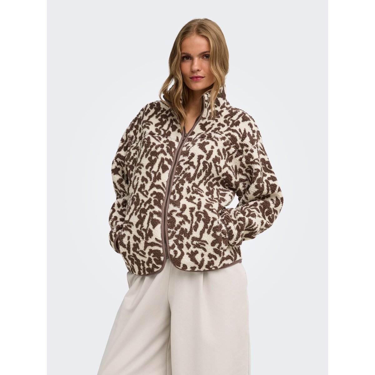 Sweat-Shirt En Polaire marron - bracken 1, ONLY