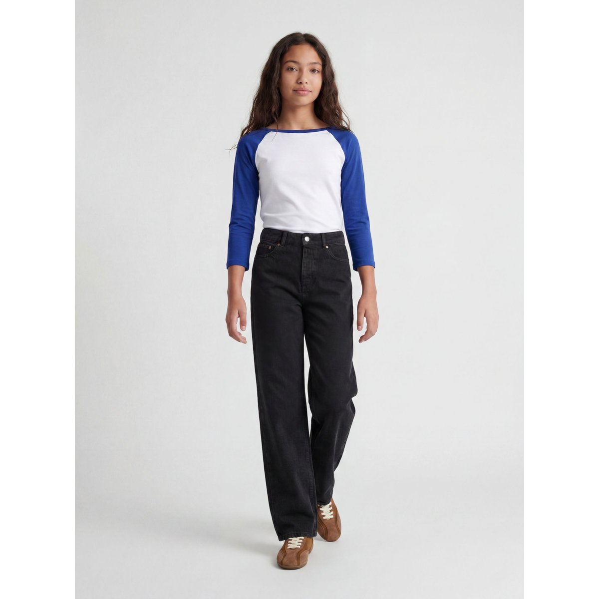 Jean À Coupe Ample noire - black denim 1, JJXX