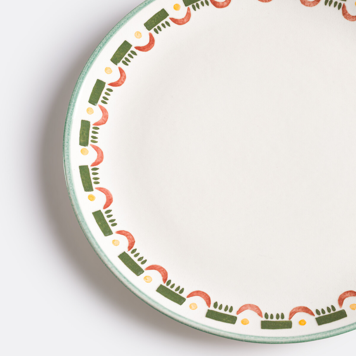 Lot de 4 assiettes à dessert grès émaillé, Baldia multicolore, LA REDOUTE INTERIEURS