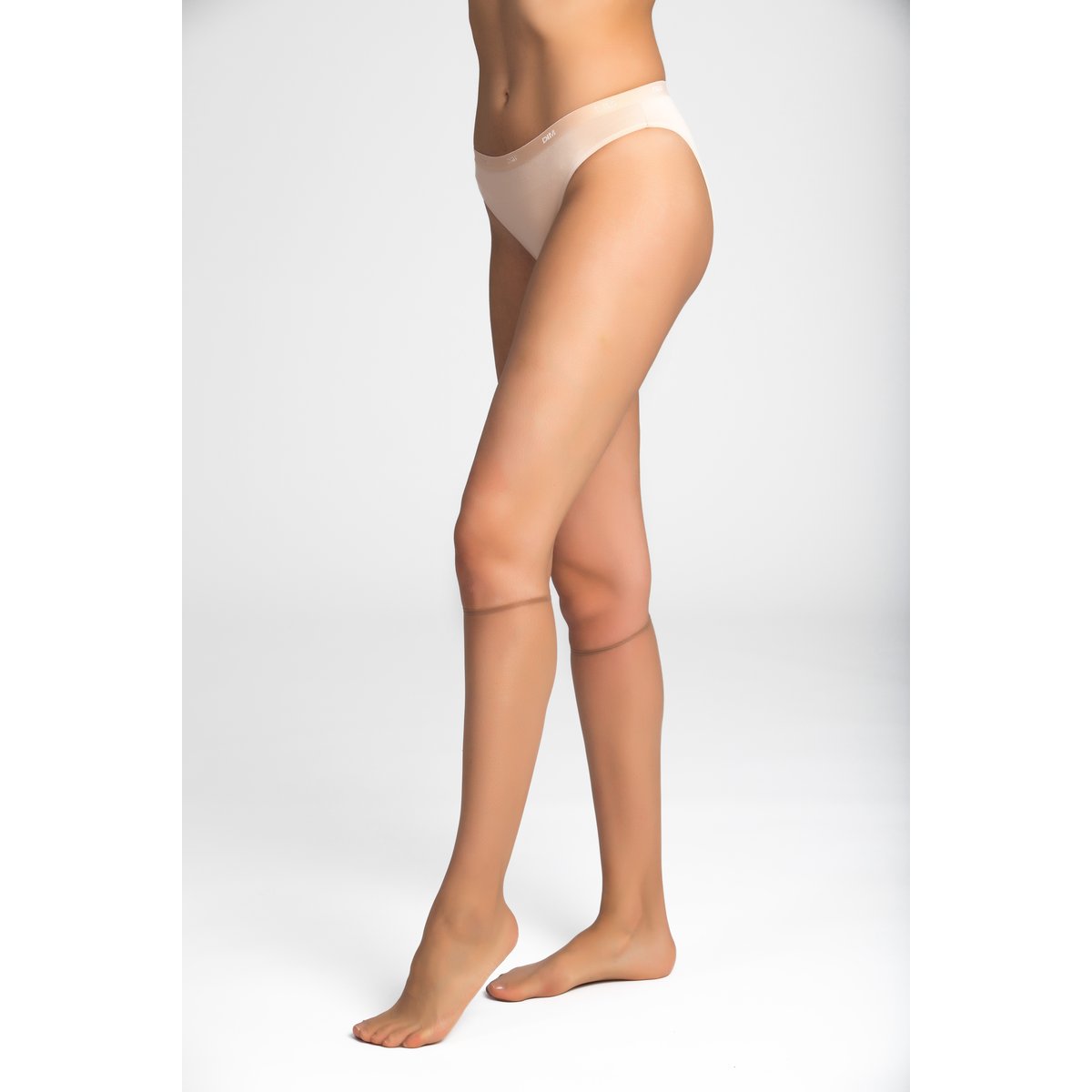 Mi-Bas Bord Sans Compression - 17D Eté Teint Soleil nude, DIM