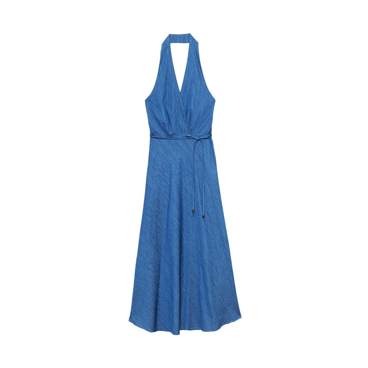 Robe longueur midi évasée uni RENNY 93-double wash, LA PETITE ETOILE