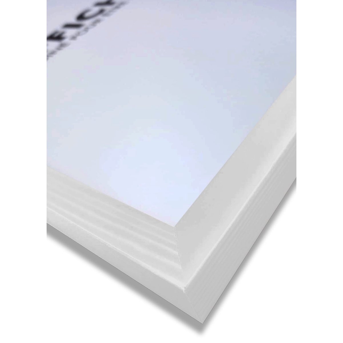 Cadre bois blanc blanc, L'AFFICHERIE