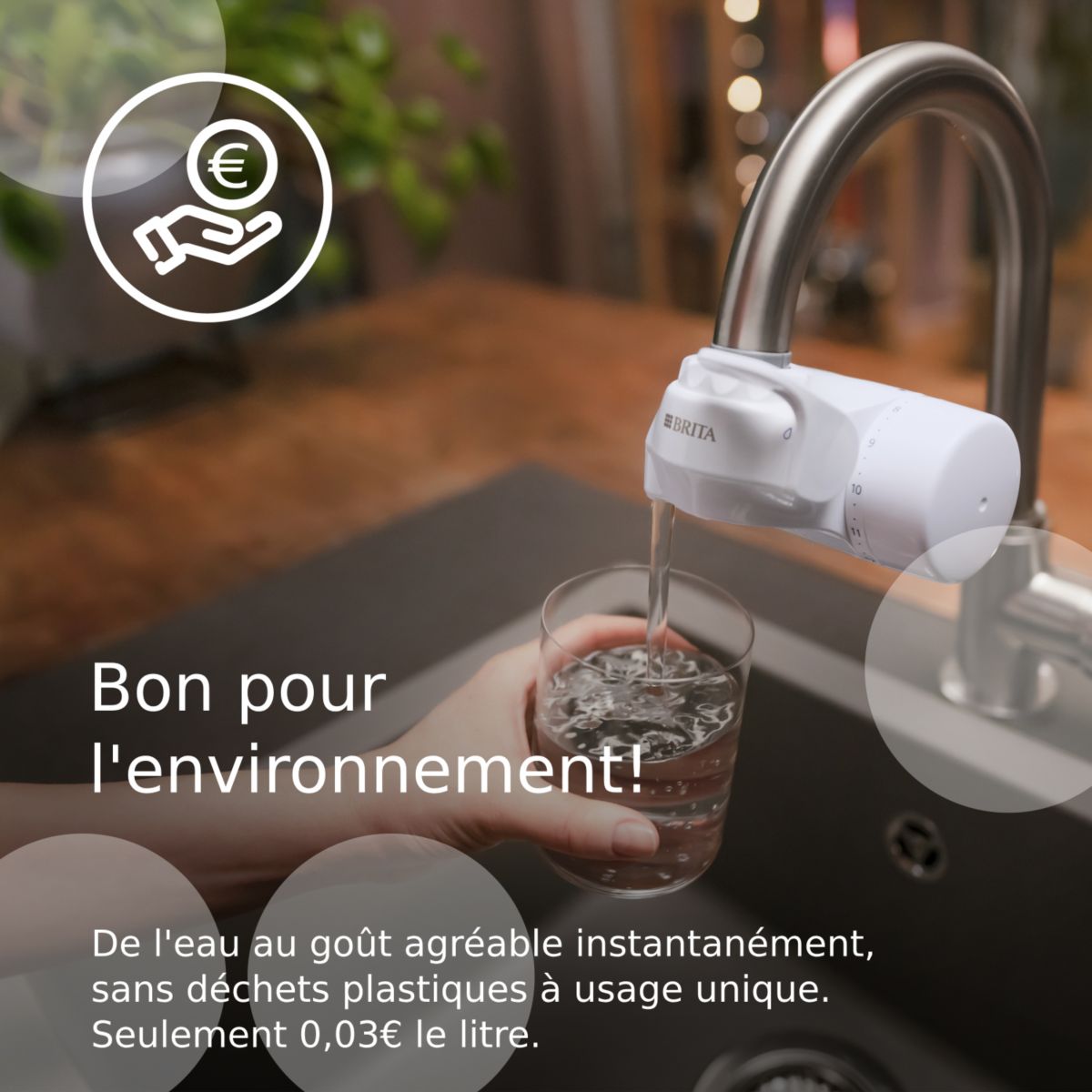 Filtre à eau Système ON TAP V couleur unique, BRITA