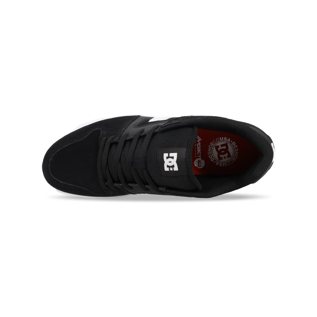 Chaussures de skate en cuir MANTECA 4 S. noir black/white/gum, DC SHOES