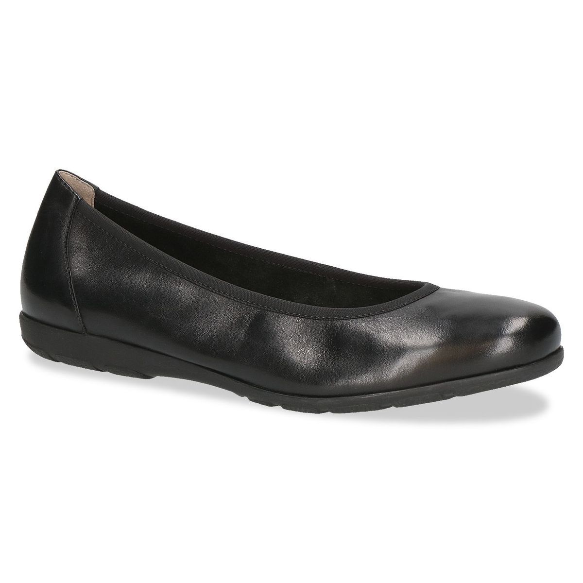 Ballerine en cuir noir nappa, CAPRICE
