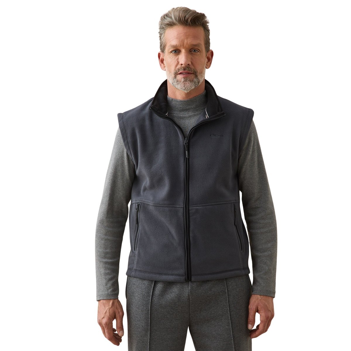 Veste sans manches micropolaire gris, DAXON