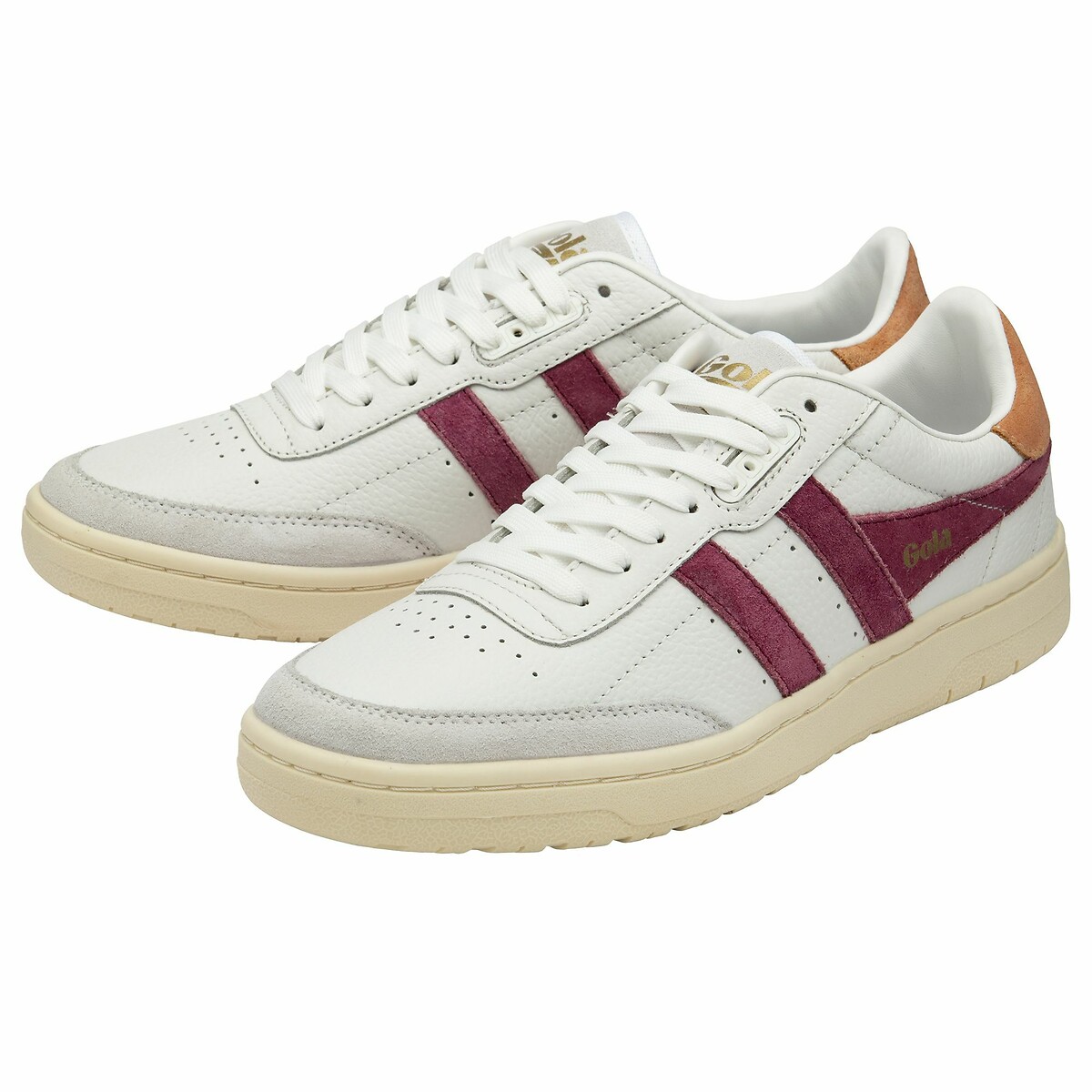 Baskets Falcon blanc/cerise, GOLA