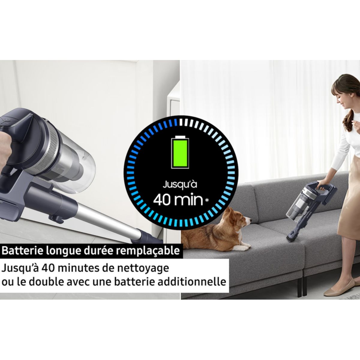 Aspirateur balai Jet 60 turbo VS16A6031R4 couleur unique, SAMSUNG