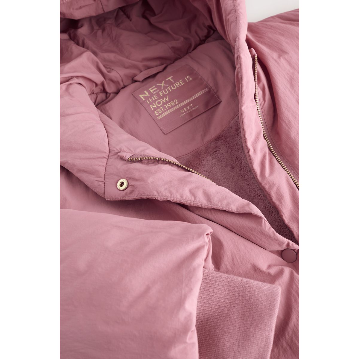 Doudoune rembourrée imperméable rose, NEXT