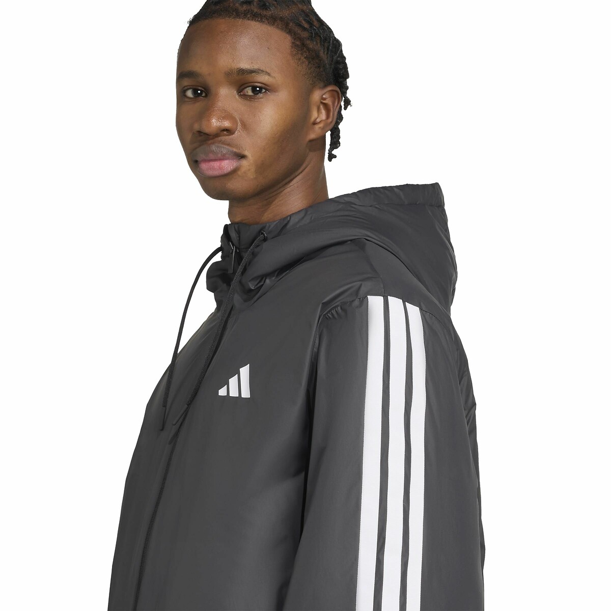 Doudoune essentielle 3 bandes noir, ADIDAS SPORTSWEAR