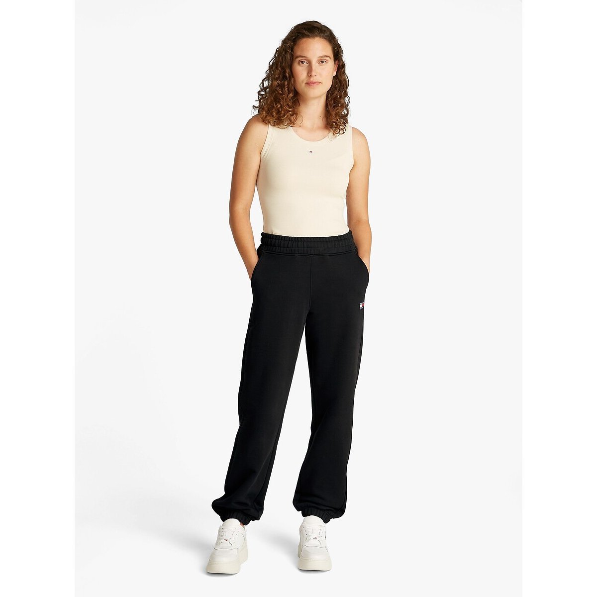 Joggingbroek zwart, TOMMY JEANS