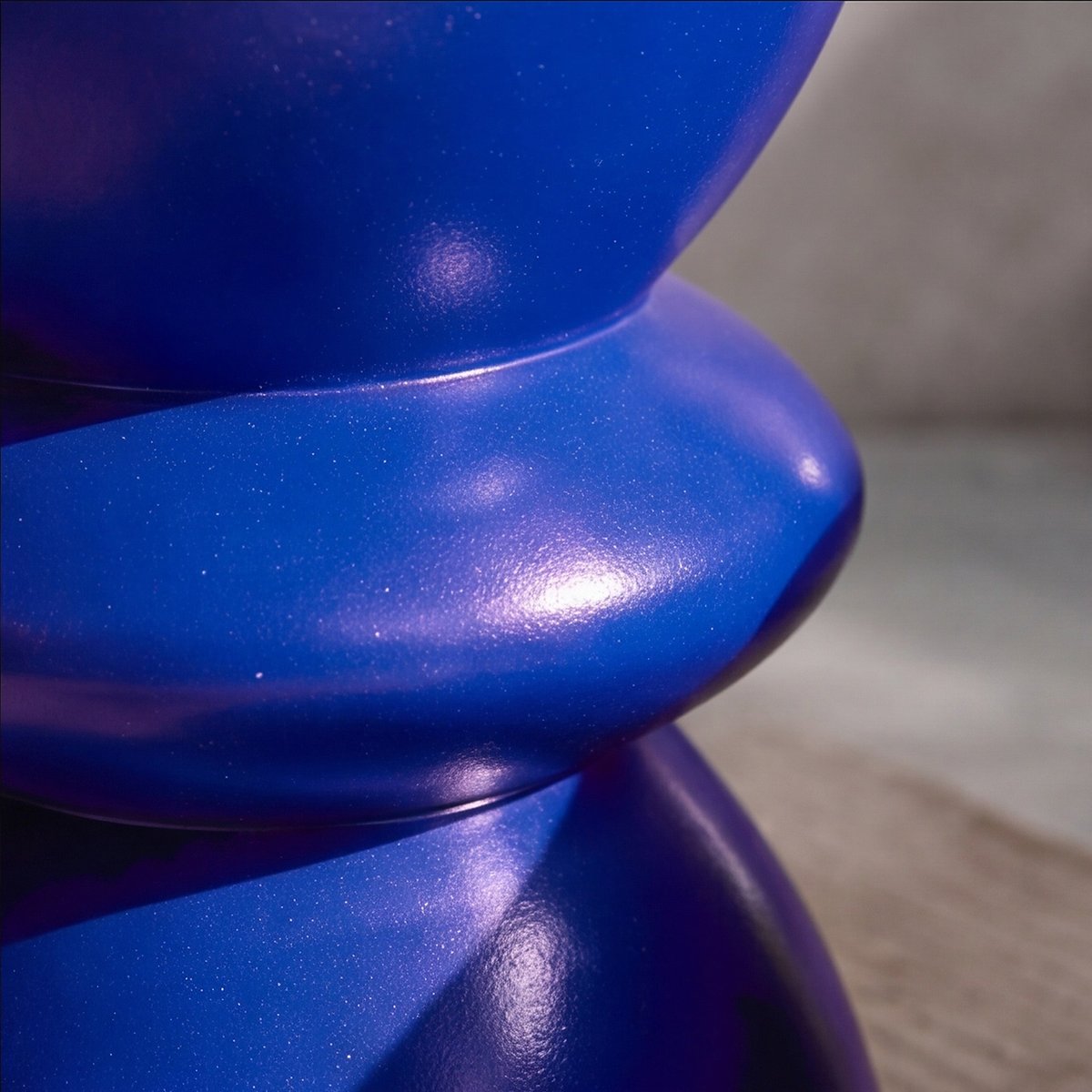 Table d'appoint Maupiti - MAUPITI bleu roi, MAISON PAVANE