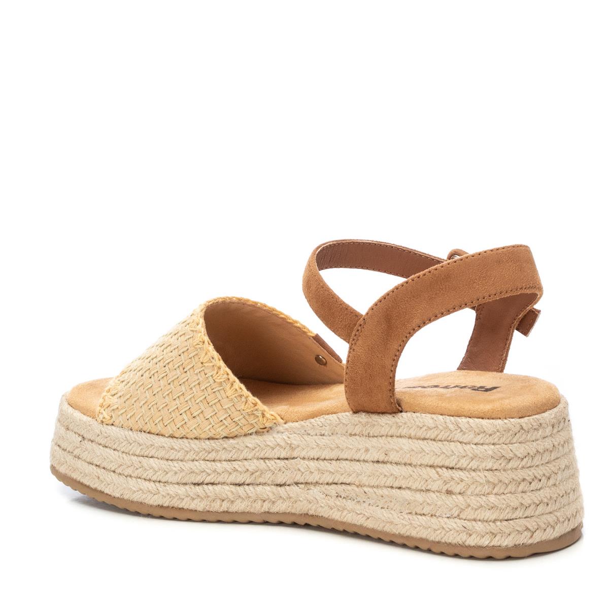 Sandale Coin Décontractée Boucle beige, REFRESH