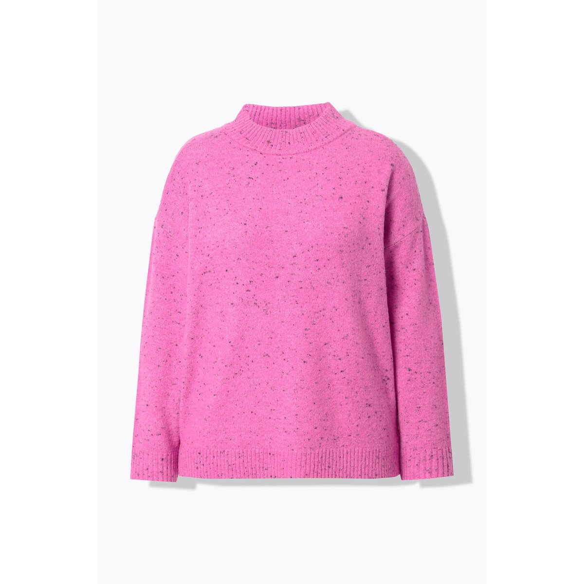Pull oversize, maille chinée rose pâle, STUDIO UNTOLD