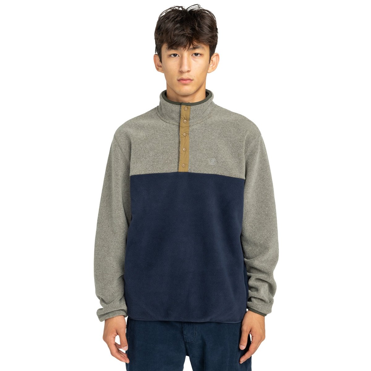 Top en polaire ABENAKI POLAR bleu eclipse navy, ELEMENT