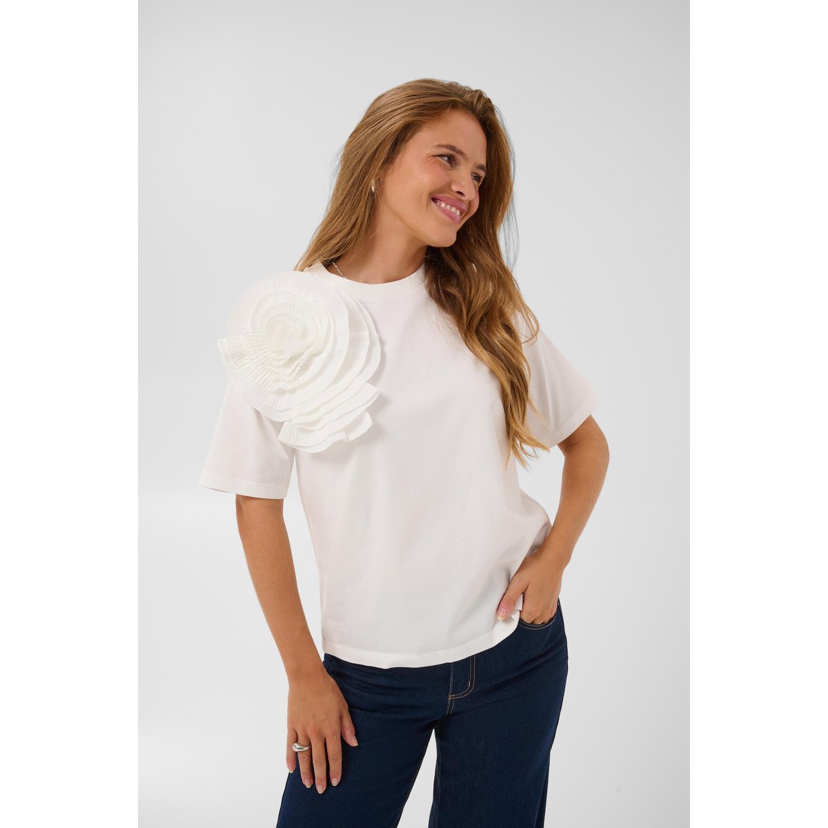 T-shirt blanc, KAFFE