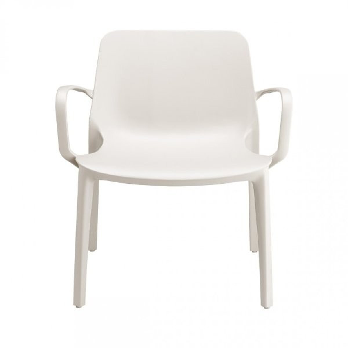 Fauteuil design, GINEVRA blanc, SCAB DESIGN