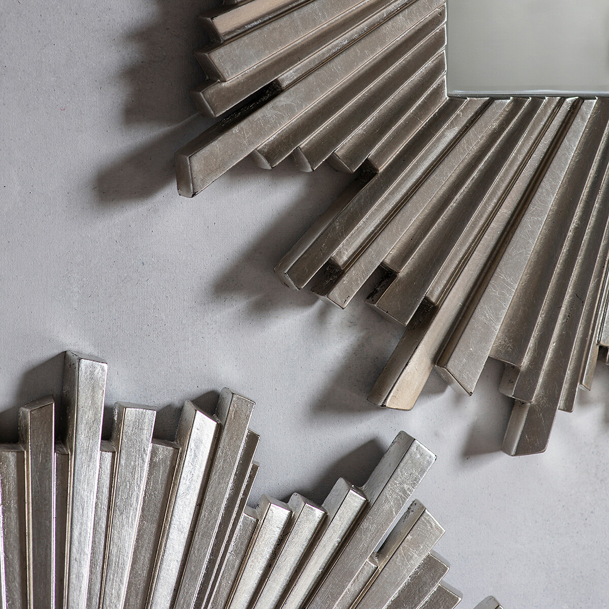 100cm Herz Starburst Round Statement Mirror silver-coloured, ÉDITÉ